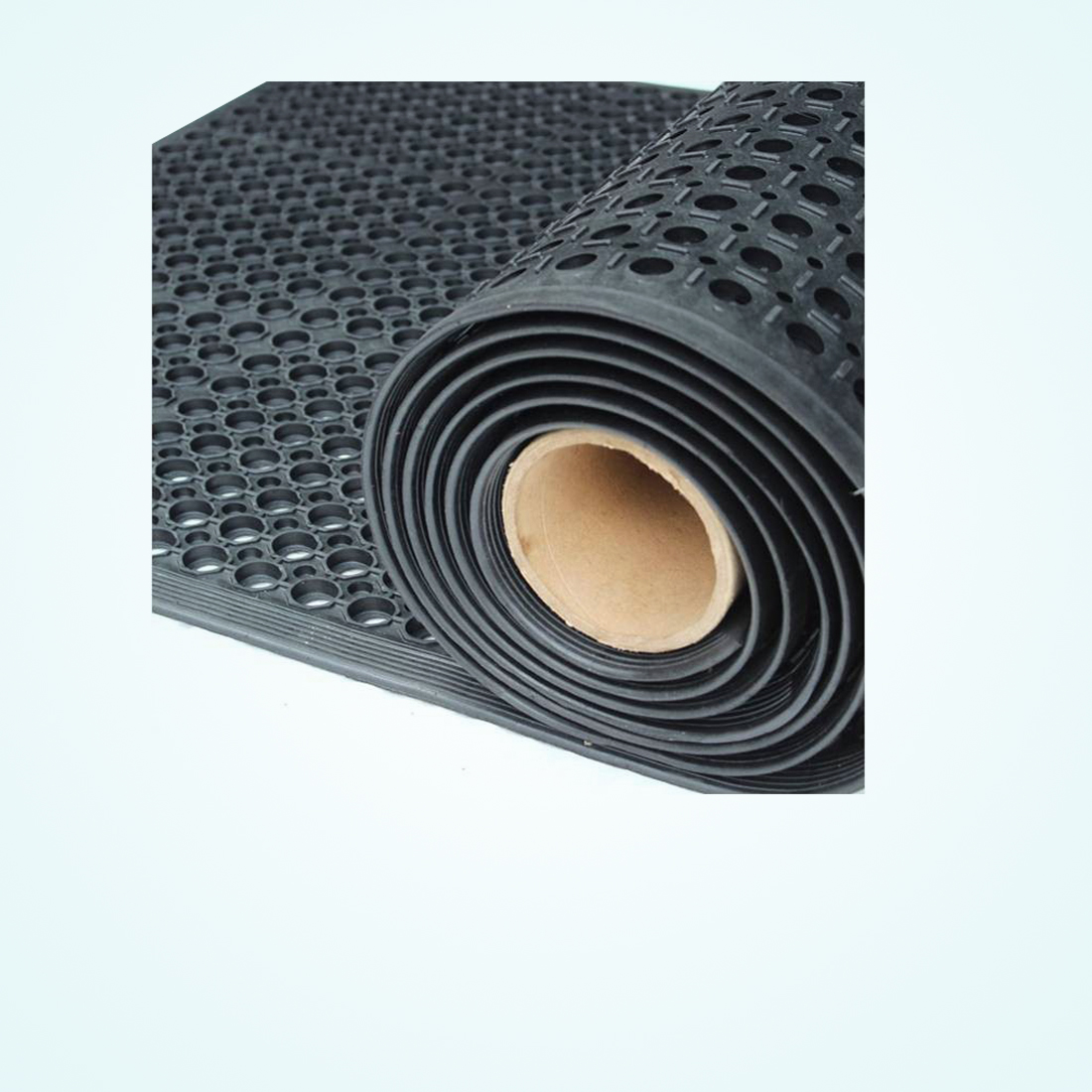 Anti-fatigue ramp roll mats