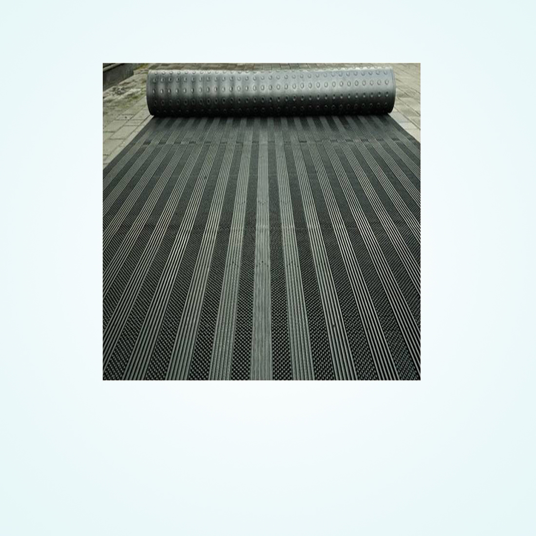 Anti-fatigue stripin mat rolls
